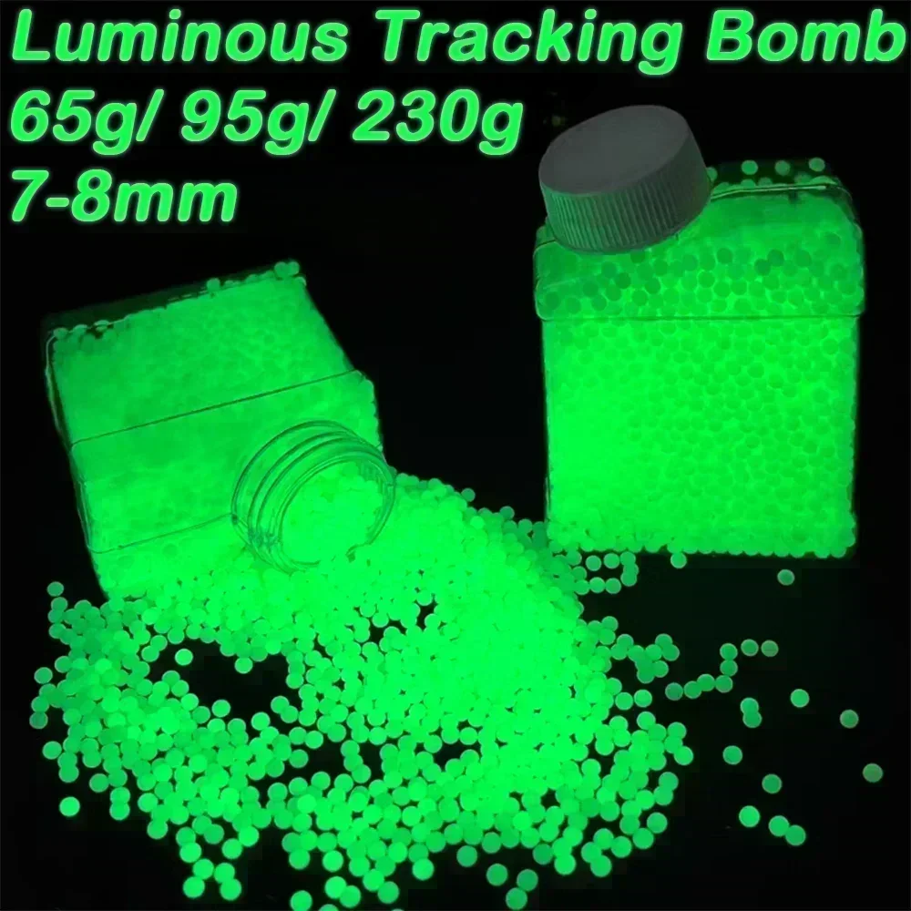 RRGlow In The Dark decoración del hogar cuentas de agua bola de Gel de perlas polímero hidrogel en maceta barro de cristal bola mágica de gelatina - imagen 3