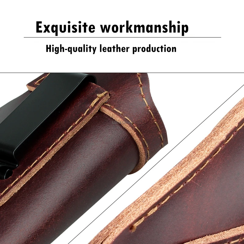 Funda de pistola de cuero para Glock 17 19 22 23 26 / Sig P226 P229 SP2022/XD XDS XDM/S & W M & P Shiedld 9MM, fundas de pistola - imagen 4