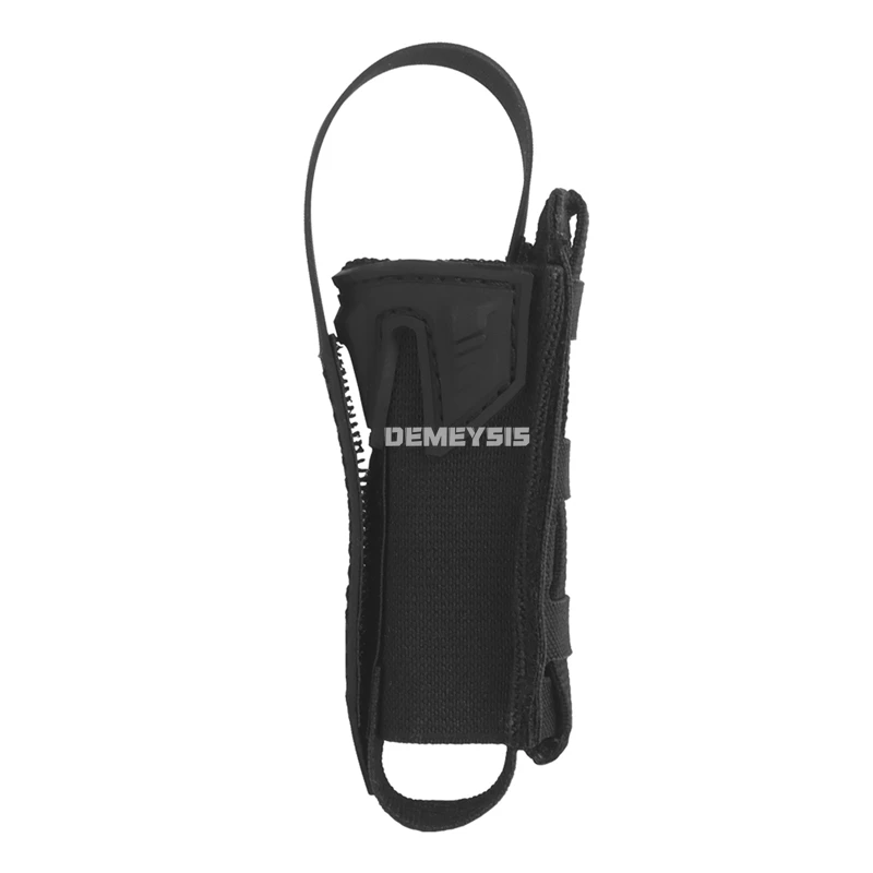 Bolsas de una sola revista de 9MM con cubierta protectora, bolsa de cintura para caza, bolsa táctica MOLLE de liberación rápida para Paintball - imagen 3