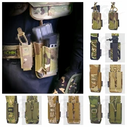 Kit de herramientas para paintball de caza, punto de tigre verde, 5,56, 9mm, un solo enlace, bolsa elástica para revistas, Molle, Material Tegris, corte por láser