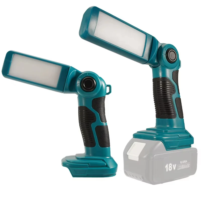 Foco LED inalámbrico, linterna, luz de trabajo, lámpara, antorcha para batería Makita de 18V, accesorios de herramientas de iones de litio - imagen 2