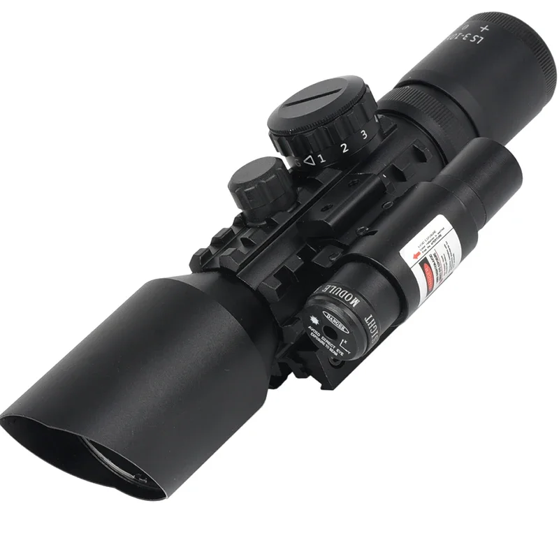 Mira telescópica para Rifle táctico M9, espejo óptico de posicionamiento de alta definición, distancia iluminada en rojo/verde, 3-10x42 - imagen 3