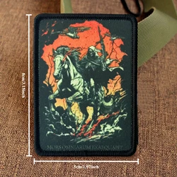 Parche táctico calavera velcro – Insignia moral para militar