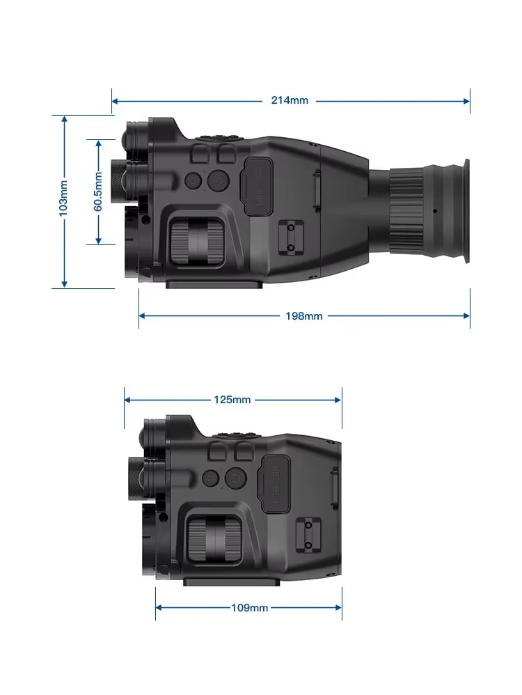 CY789 Monocular visión nocturna WiFi con app zoom para caza - imagen 3