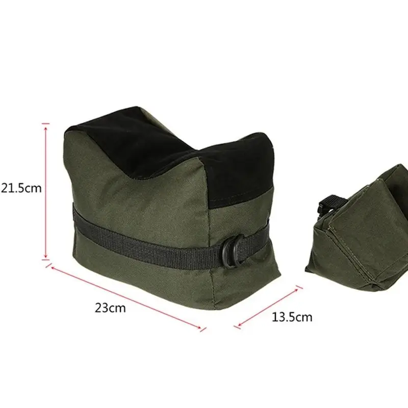 Bolsa para pistola de tiro de francotirador, bolsa trasera delantera, soporte para objetivo, soporte para Rifle, banco de arena, soporte para Rifle de caza sin relleno, accesorios Airsoft - imagen 4