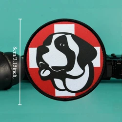 Parche táctico de moral perro servicio rescate K9 para brazalete o mochila