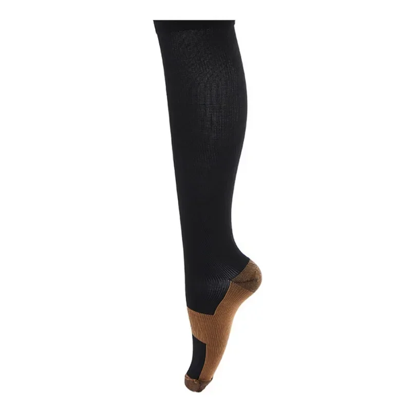 Calcetines de compresión cobre hasta la rodilla unisex deportivos - imagen 4