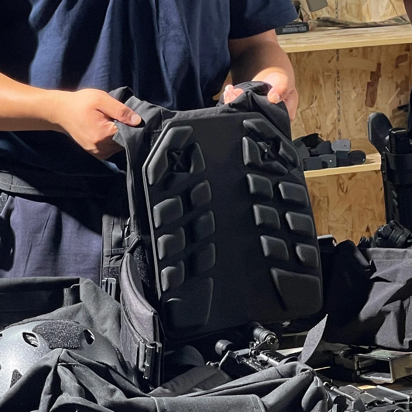 XTAC-revestimiento de chaleco táctico, almohadilla térmica de espina de pescado, placa de inserción, tabla de espuma - imagen 3