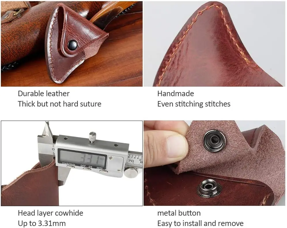 Funda de hacha de cuero sintético antideslizante para exteriores - imagen 5