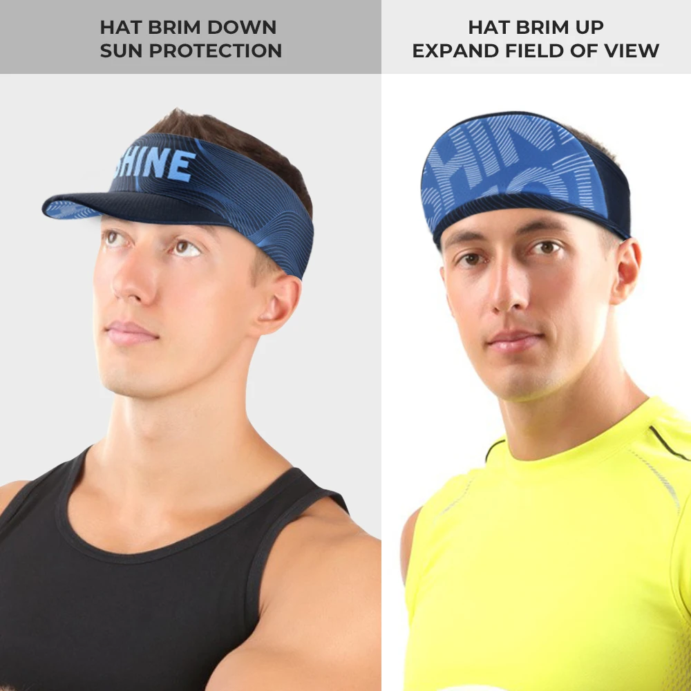 Gorras transpirables con protección UV para hombre y mujer, sombreros de béisbol para correr, ciclismo, senderismo, playa, deporte, tenis, visera superior vacía para el sol, Verano - imagen 3