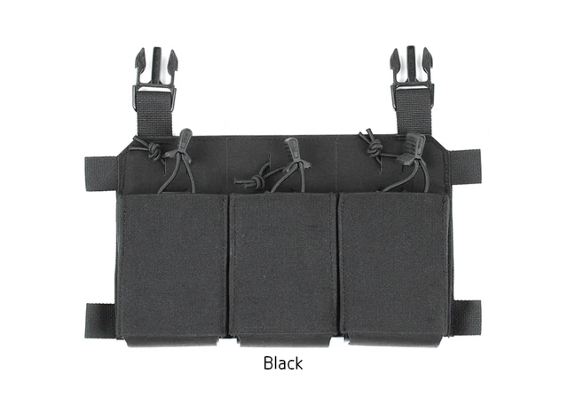 PEW Portacargadores Triple Táctico THORAX para panel frontal camuflaje