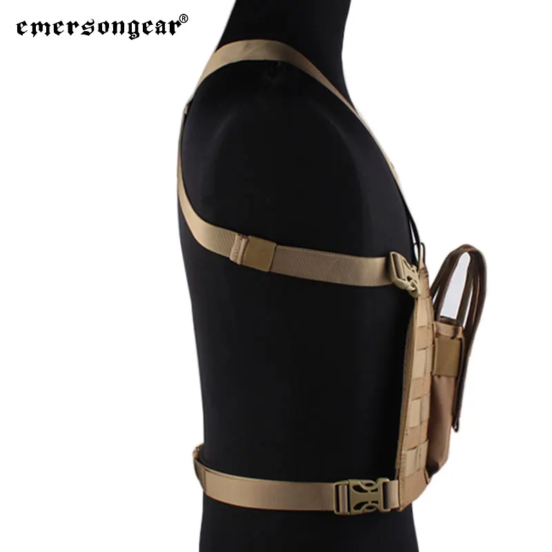 EMERSONGEAR-plataforma de pecho MP7 con bolsa para revistas, bolsa Mag, Airsoft, caza, MOLLE, placa de engranaje, chaleco portador, Camping, nailon, EM7445 - imagen 3