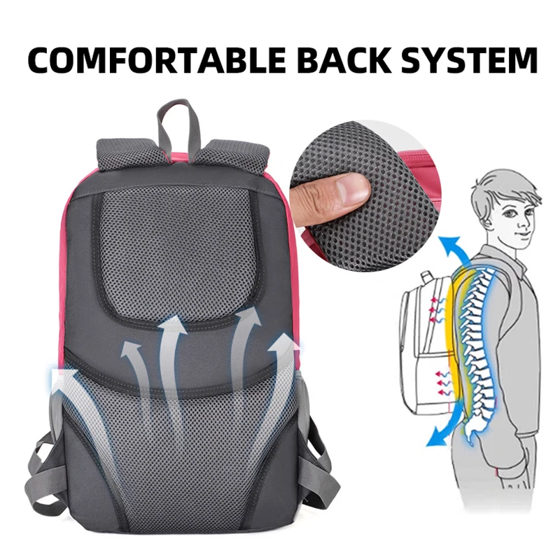 Mochila de escalada grande para exteriores, senderismo, Camping, desplazamientos, bolsa de viaje, ocio, montañismo, deportes, equipaje de corta distancia, mochila - imagen 5
