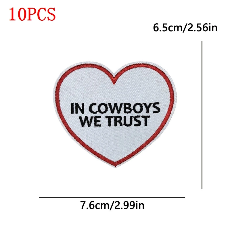 10 unids/set Outlaw Mama letras parches para planchar para ropa parches bordados de estilo occidental en camiseta insignia con apliques de personalidad - imagen 5