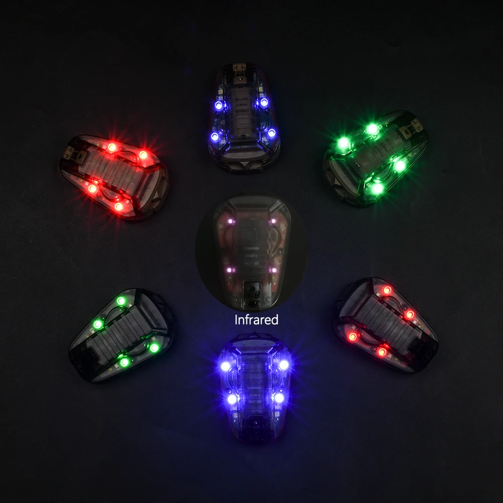 WADSN Airsoft casco luz GEN3 deporte impermeable azul verde rojo IR estroboscópico impermeable supervivencia al aire libre señal de seguridad lámpara de Flash - imagen 2