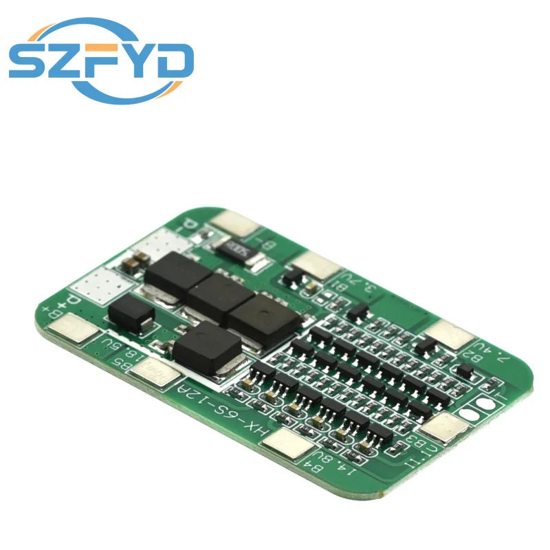 Placa de protección BMS 6S 15A 24V - Para baterías de iones de litio 18650 de paquete de 6 - Módulo PCB para kits de bricolaje - imagen 4