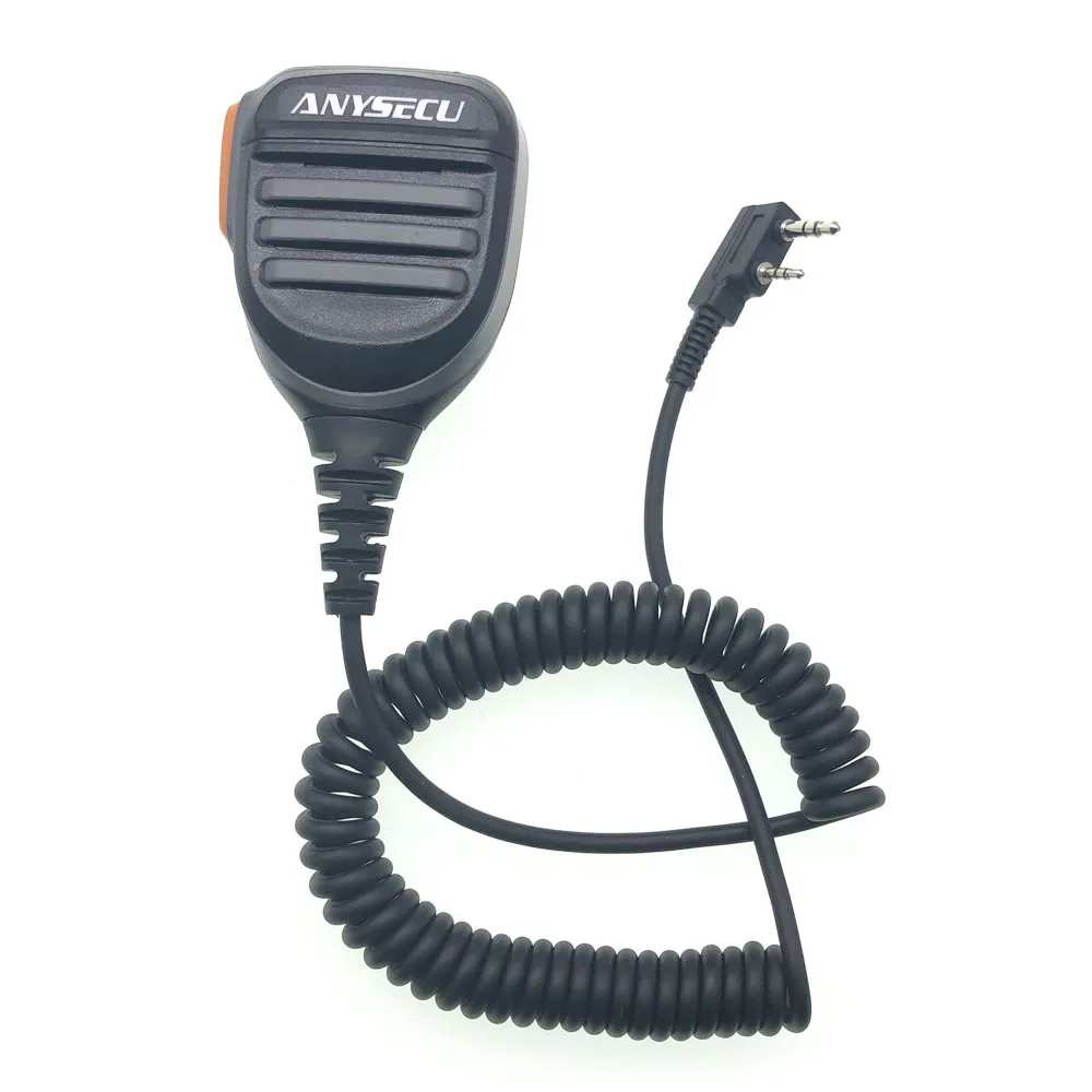 Anysec- altavoz de hombro Baofeng impermeable PTT, K-SM10 de micrófono para TYT Baofeng, intercomunicador, UV-K5, UV-82 Pro, radio de 2 vías - imagen 2