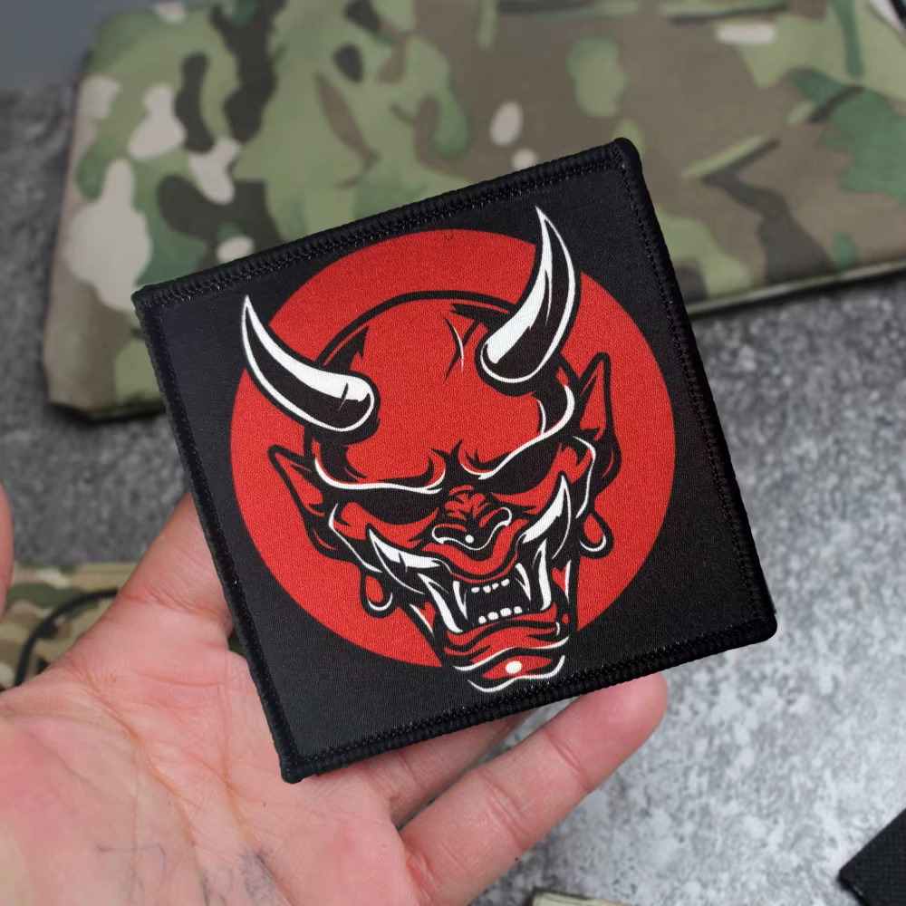 Parche táctico Devil gancho y bucle – Insignia militar de moral - imagen 3