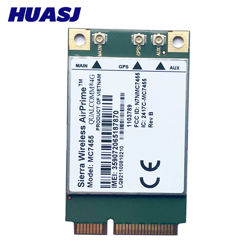HUASJ MC7455 FDD-LTE Tarjeta 4G Cat6 300M Mini PCIe 4G Módulo Inalámbrico - imagen 3