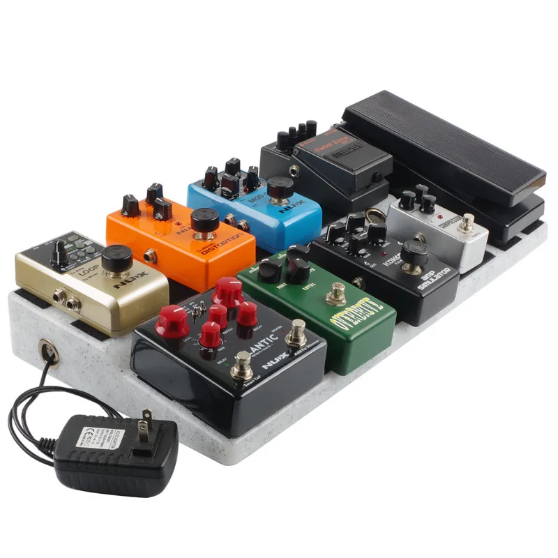 pedalera guitarra multiefectos pedal board tablero pedales de guitarrra Tablero de efectos de guitarra, fuente de alimentación oculta, Ultra ligera, resistente y de gran capacidad, bolsas de almacenamiento, accesorio - imagen 3
