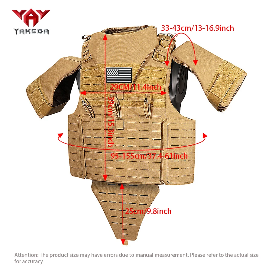 YEKEDA Sports al aire libre MOLLE Sistema de suspensión Chaleco de caza transpirable multifuncional - imagen 5