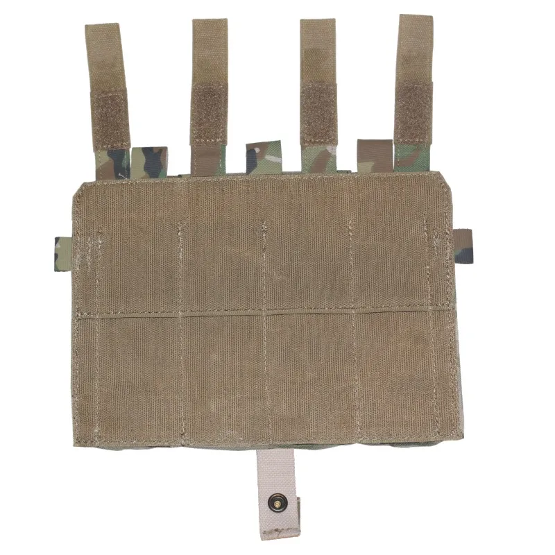 Chaleco táctico DRAGON EDGE Airsoft MP7 con solapa Mag, bolsa para Paintball, ejército, caza, Modular Molle, soporte para revistas - imagen 2