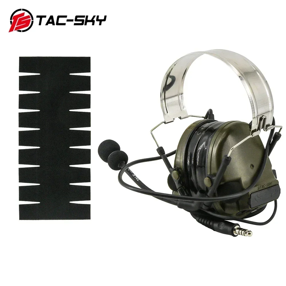 TS TAC-SKY Reemplazo de diadema Auriculares tácticos Accesorio Compatible con PELTO COMTA I II III Auriculares tácticos - imagen 3