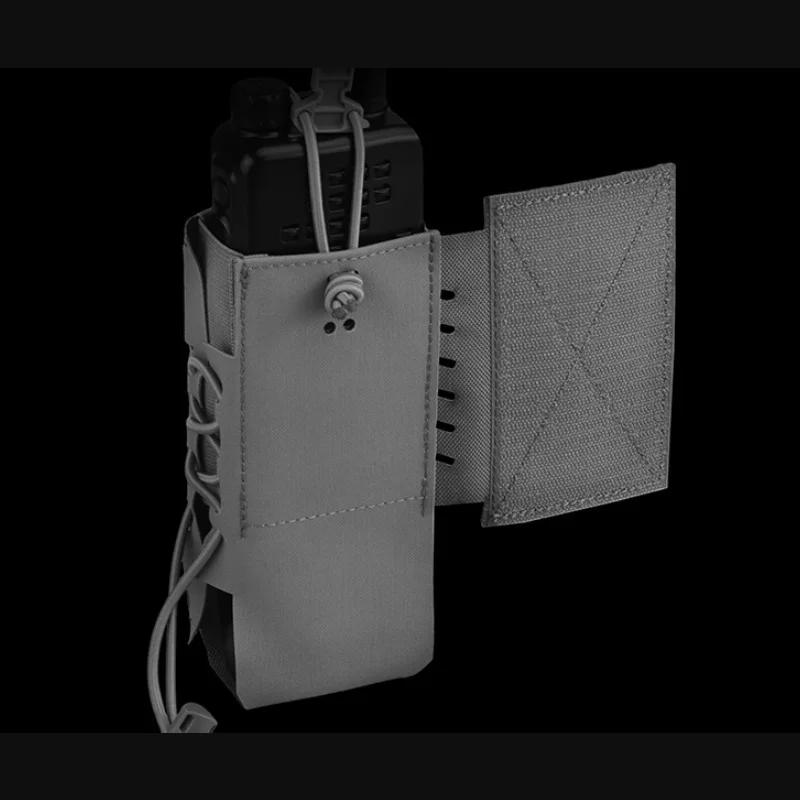 Bolsa portarradio táctica MOLLE impermeable y acolchada - imagen 3