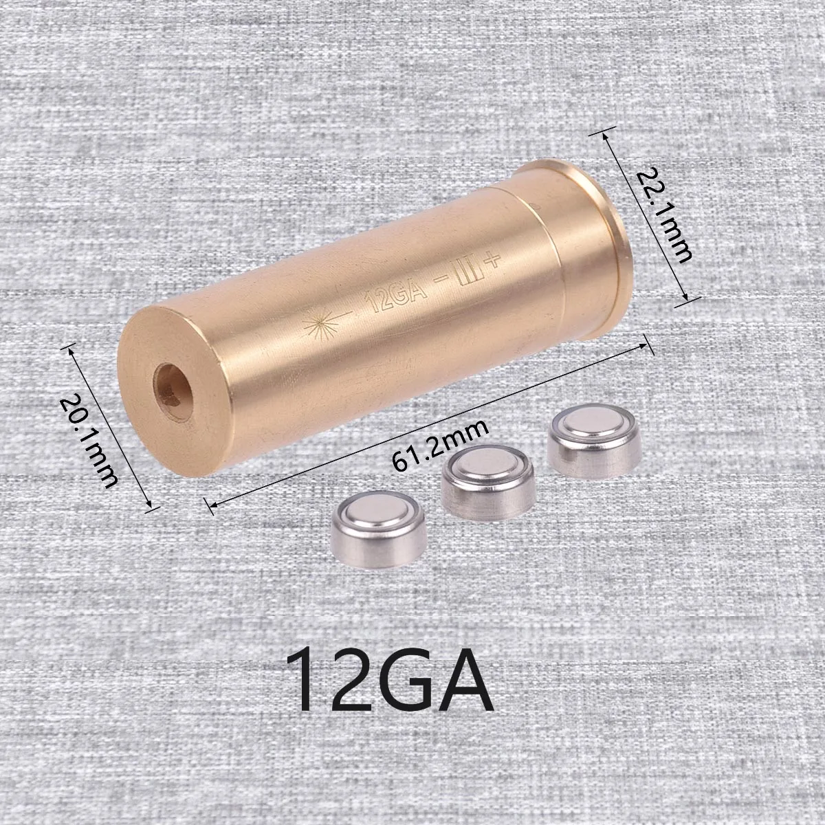 Con batería táctica 12GA 20GA.223 7,62x54 7,62x39 9mm cartucho láser rojo Boresighter para pistola Rifle colimador - imagen 4