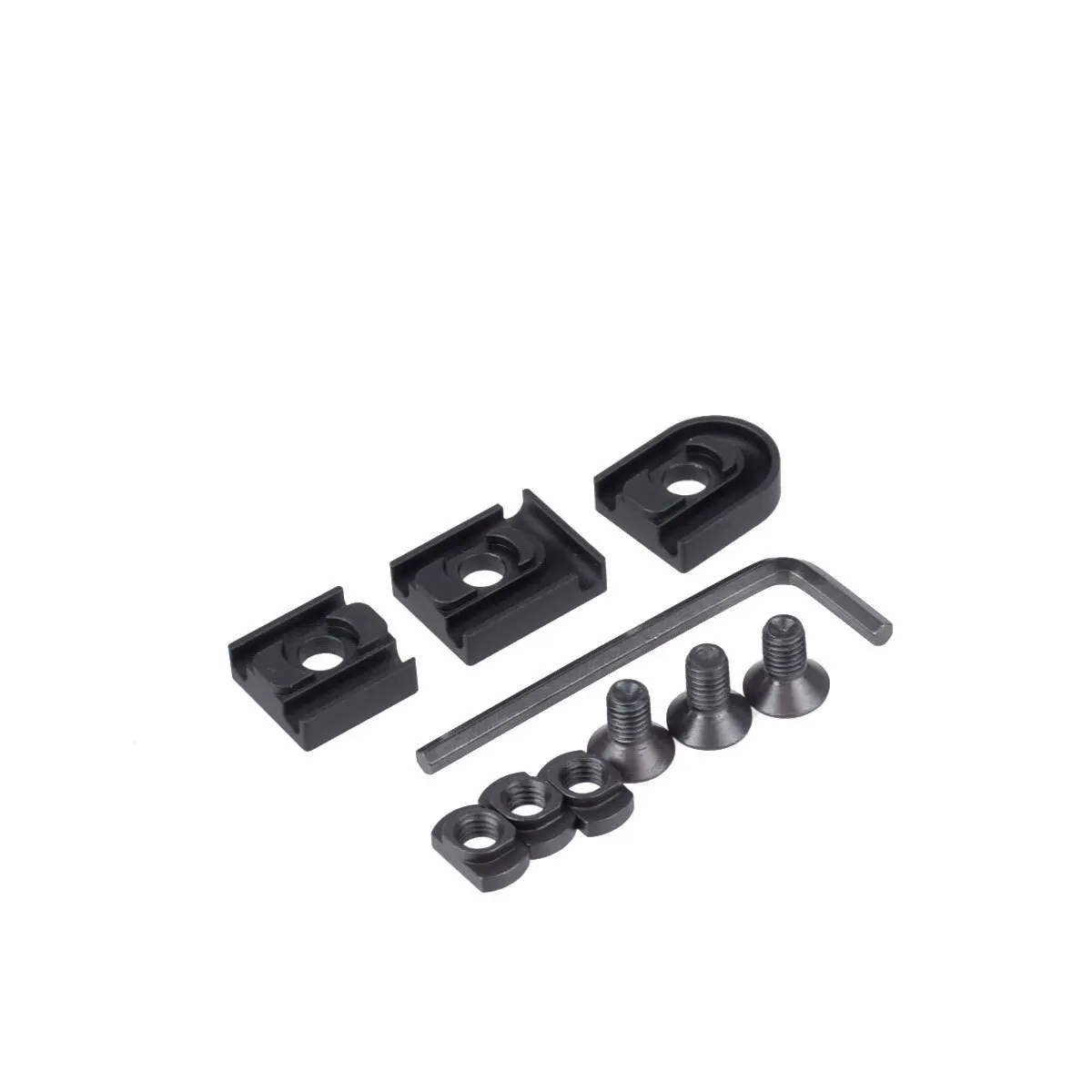 3 unids/set organizador de abrazadera de Cable táctico linterna bloqueo de Cable MLOK interruptor de presión ranura gestión de cables equipo de caza sujeción segura - imagen 3