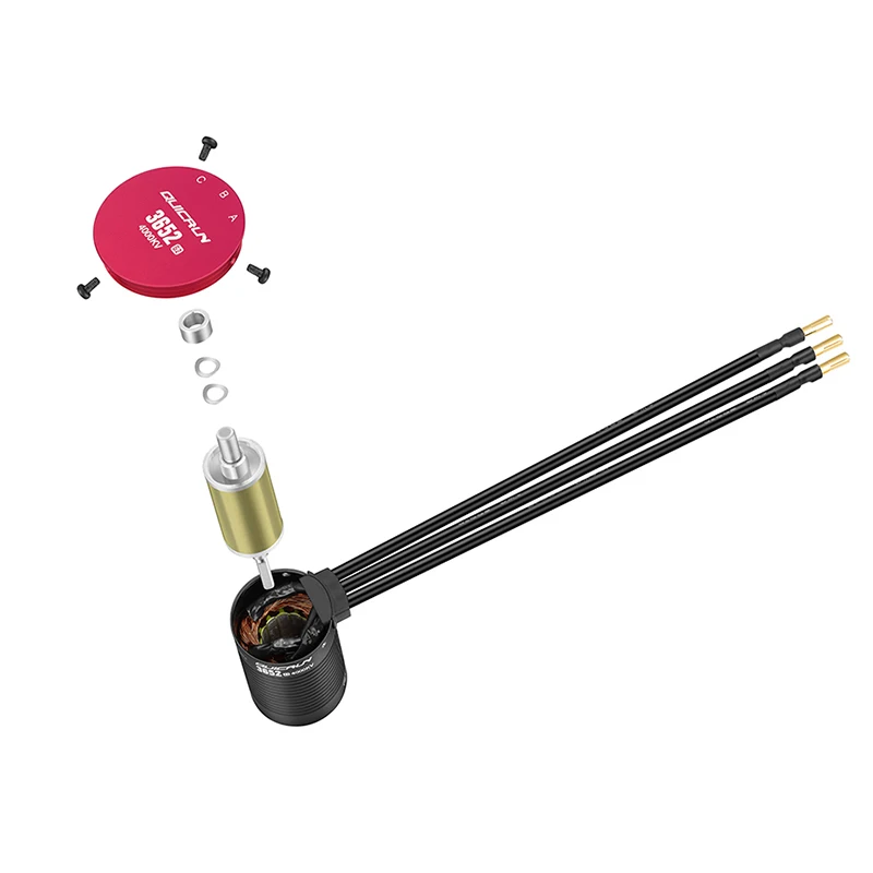 Original Hobbywing QuicRun WP 10BL60 G2 ESC sin escobillas impermeable, adecuado para coches de carretera 1/10, vehículos todoterreno, camiones cortos - imagen 4