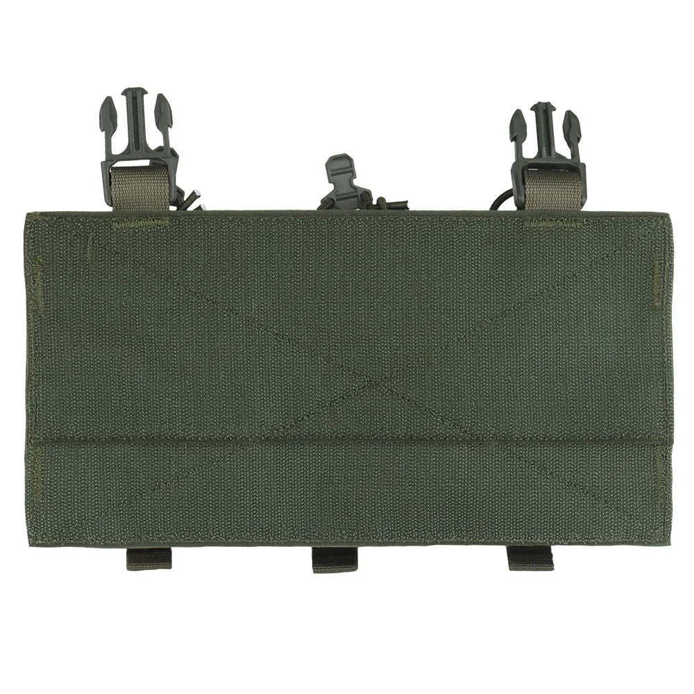 Bolsa Triple 7,62 Mag, Panel de liberación rápida con hebilla de 25mm, bolsa de fijación para chaleco táctico, mochila, accesorios colgantes - imagen 3