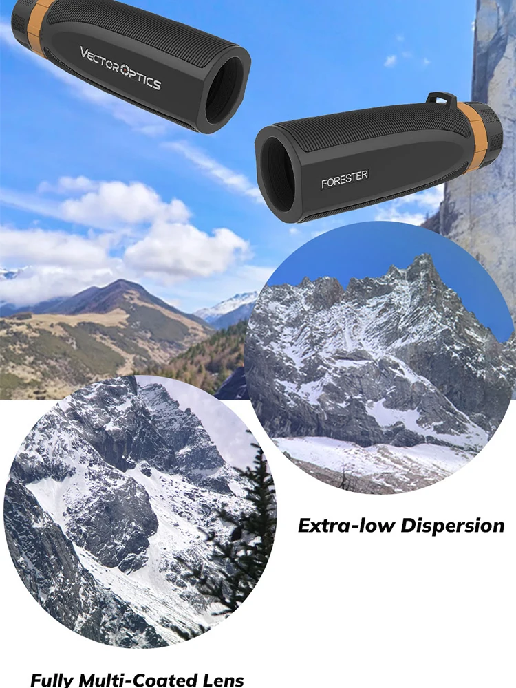 Vector Optics-PRISMA Bk-7 de nitrógeno Ipx6, Monocular 8x32, resistente al agua, para viajes, caza, observación de aves al aire libre - imagen 3