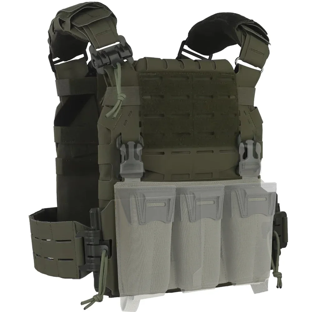 Portador de placa de arco versión V2.0, aparejo de asalto CS, chaleco táctico de protección de entrenamiento Militar con hebilla de liberación rápida, sistema MOLLE - imagen 3