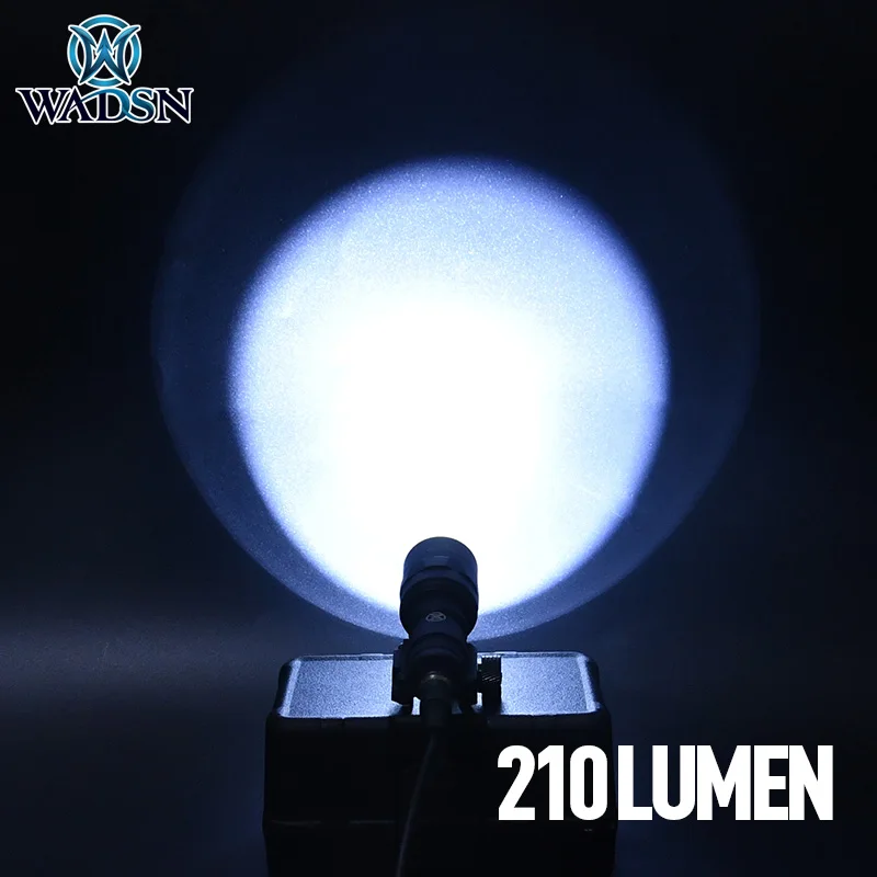 WADSN linterna LED táctica M300C M300A, luz para Rifle de caza, Mini Luz de explorador con interruptor dual, accesorio para Airsoft - imagen 4