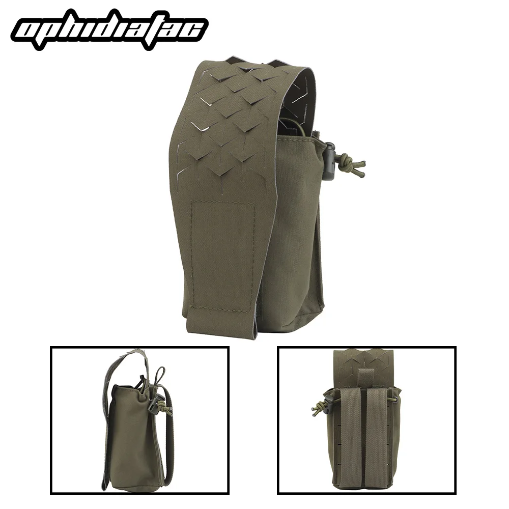 OPHIDIANTAC 5,56 Mag Bag SPUD bolsa variante versátil bolsa de Radio intercomunicador aire suave chaleco de caza bolsa de almacenamiento Molle
