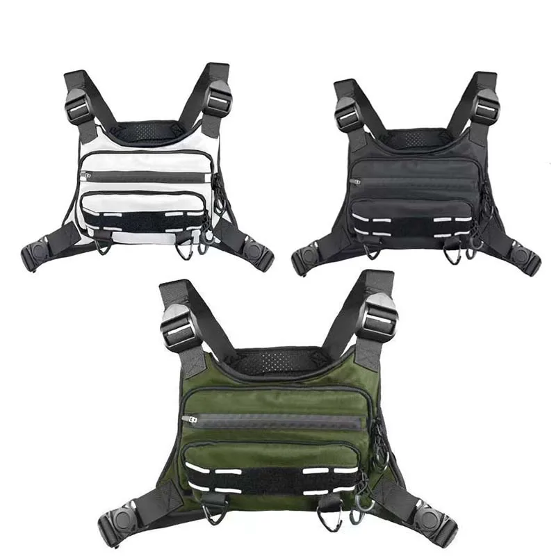 Bolsa de pecho táctica unisex para correr y deportes al aire libre, paquete de chaleco ligero para hombres y mujeres, accesorio deportivo versátil - imagen 4