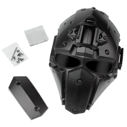 Máscara táctica airsoft transpirable protección facial completa outdoor