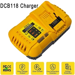 Reemplazo de carga del cargador DCB118 para cargador rápido DeWalt cargador de batería rápido de 18/20V