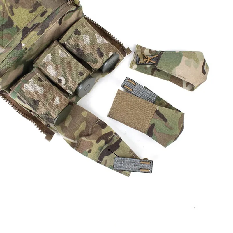 PEW TACTICAL V5 FCPC chaleco placa trasera suplemento subpaquete Airsoft Triple bolsas para revistas chaleco de caza portador de placa BP05 - imagen 5