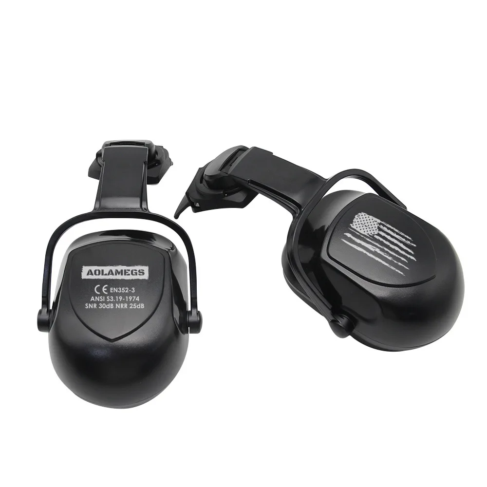 Orejeras tipo colgante CE para casco, Protector de oídos a prueba de ruido para ferrocarril de construcción, orejeras para trabajo de tráfico en minas para casco - imagen 5