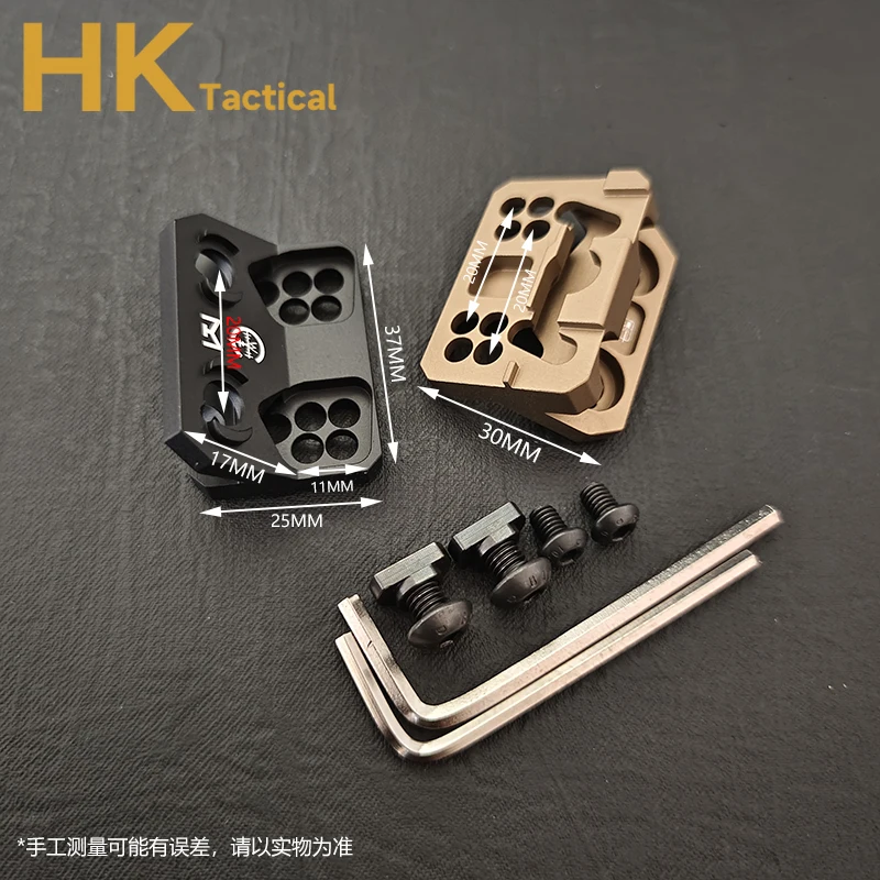 Soporte táctico Thorntail6 Offset Scout Metal MLOK Keymod Rail Airsoft Surefir M600 M300 Base de linterna PLHv2 Weapo montaje de luz - imagen 5