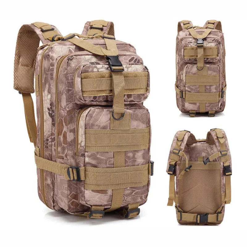 3P Mochila táctica MOLLE Nylon resistente para senderismo