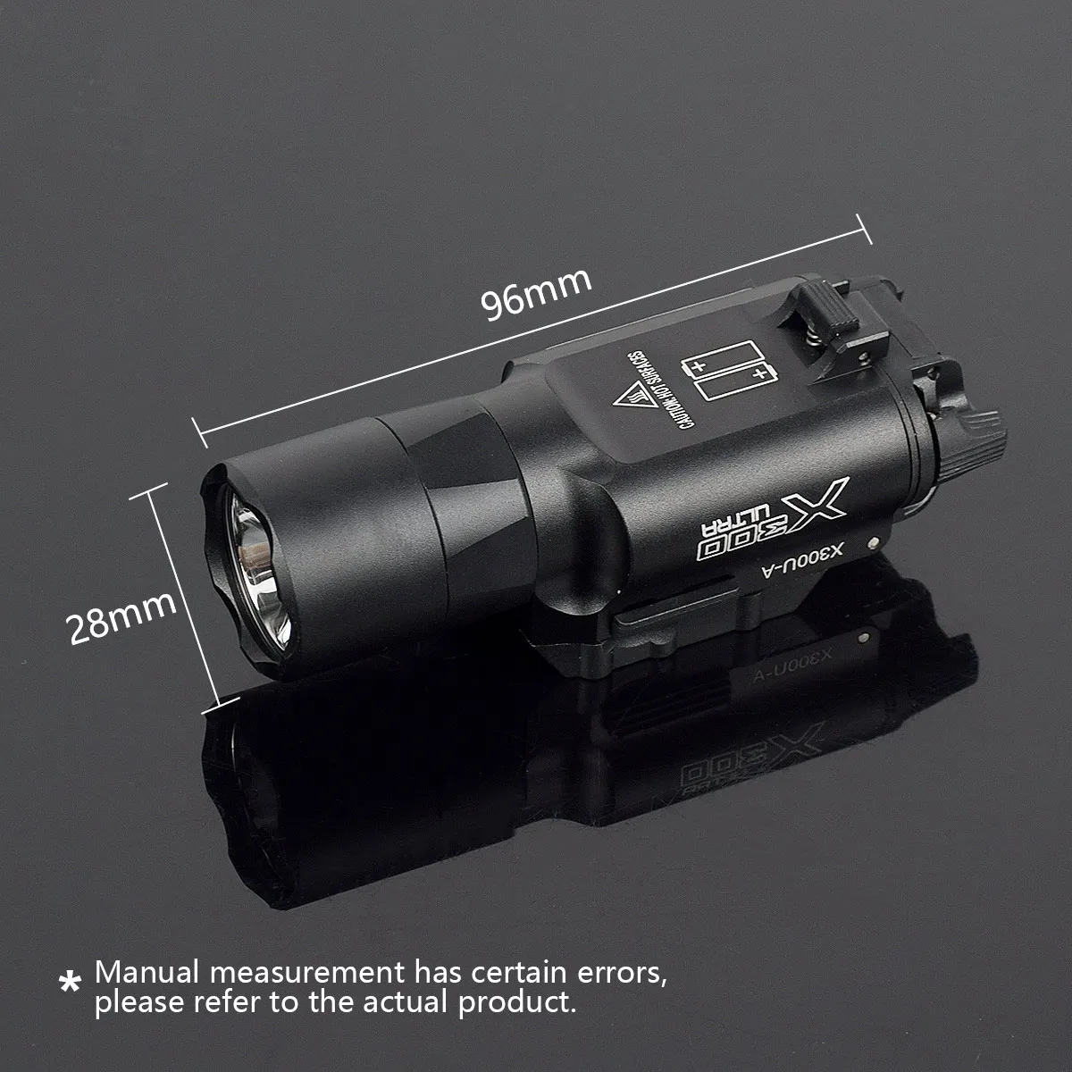 Surefire-pistola táctica X300 Ultra, linterna constante momentánea, luz de explorador, Airsoft, pistola de caza al aire libre, carril de 20mm - imagen 3