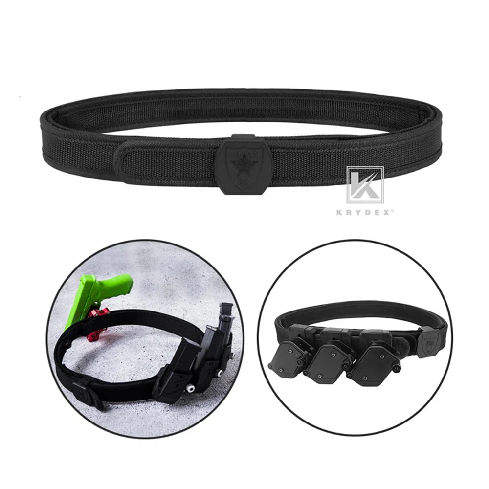 KRYDEX IPSC cinturón táctico interior y exterior USPSA IDPA 1,5 ''cinturón de tiro de alta velocidad de competición equipo de caza al aire libre - imagen 2