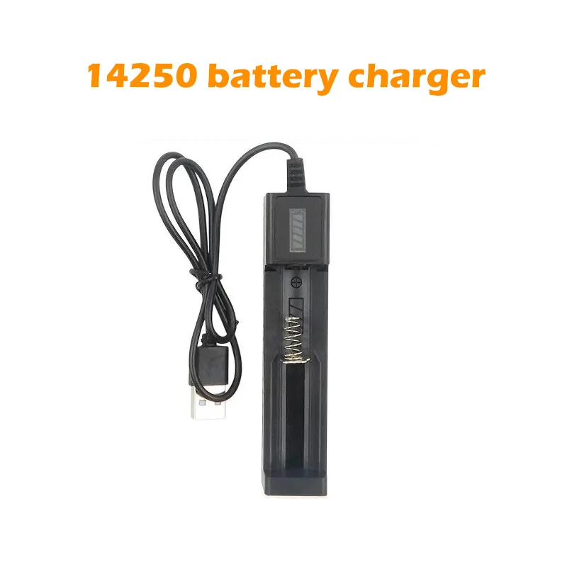 1 unidad/10 Uds. Cargador de batería Universal USB 14250 18650 18500 26650 16340 cargador de batería de litio USB - imagen 3