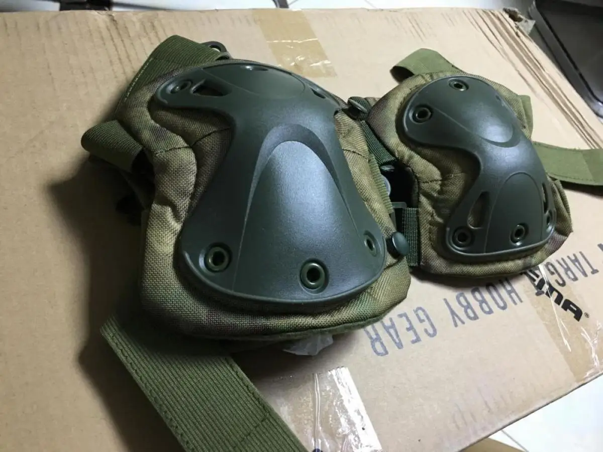 Rodilleras tácticas de camuflaje ruso EMR para hombre verde pequeño - imagen 5