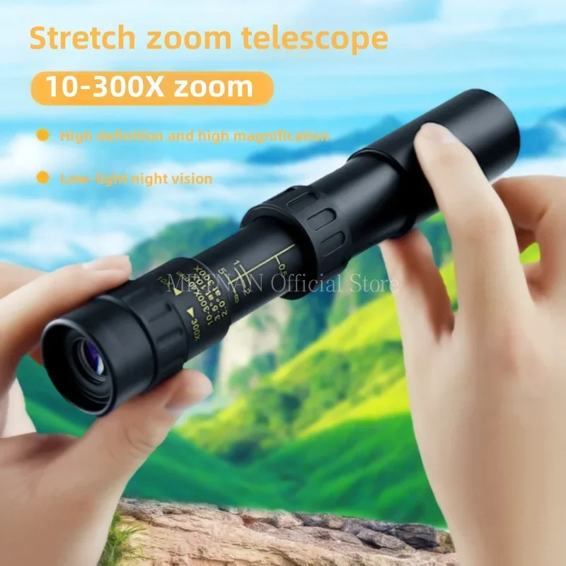Monocular zoom HD largo alcance portátil para caza y camping - imagen 2