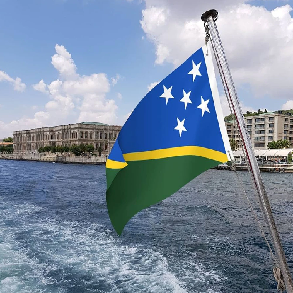 FLAGLINK 90x150 CM Bandera de Islas Salomón Para Decoración