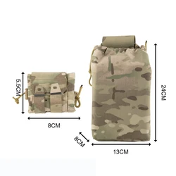 Bolsa MOLLE táctica para mini revistas – Almacenamiento desmontable